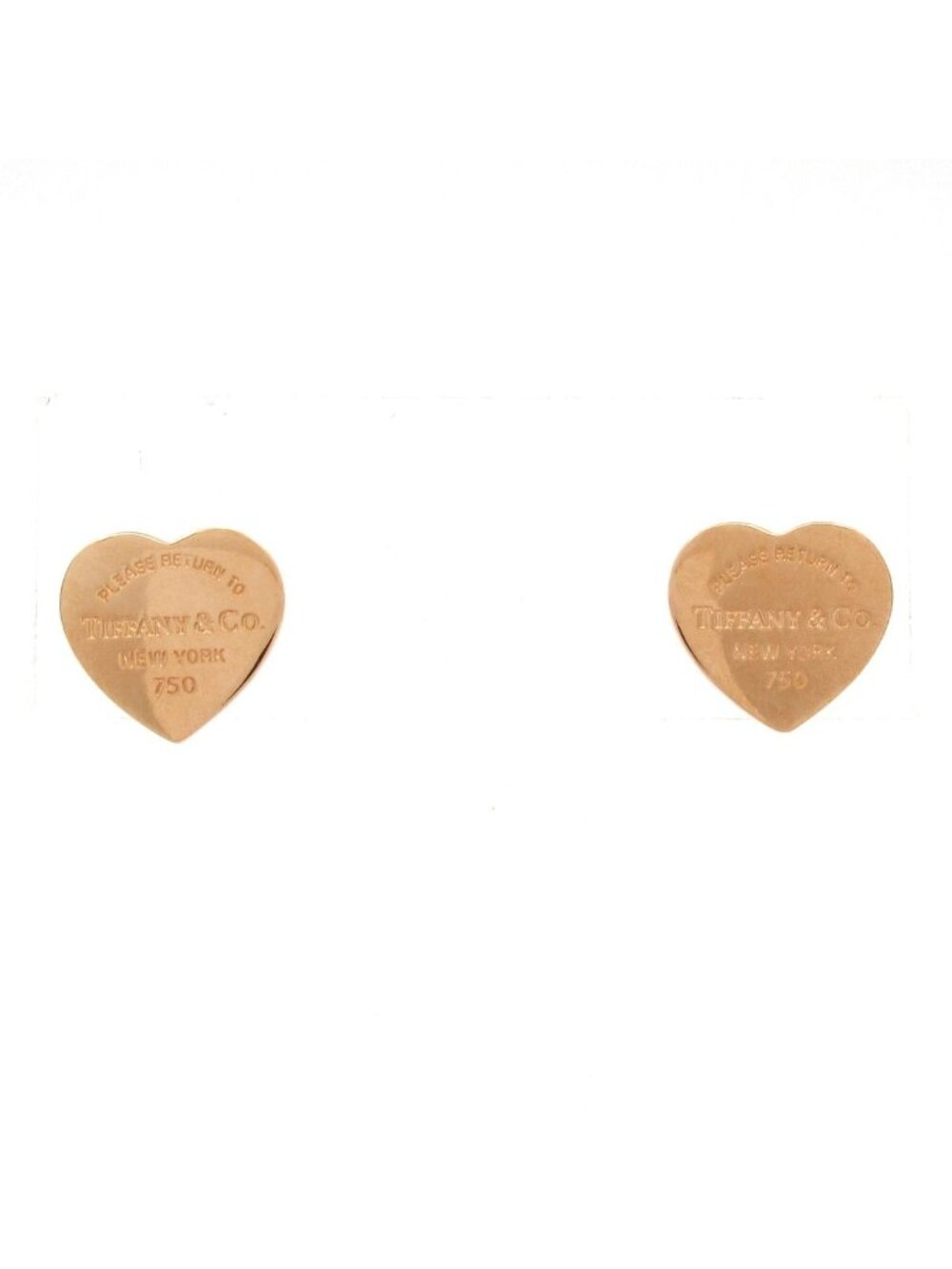 Tiffany & Co Earrings Return to Tiffany Heart 18k Pink Gold
